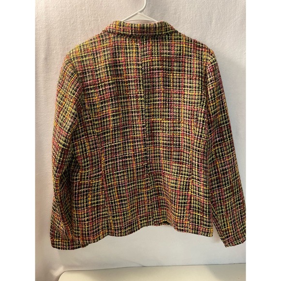 Christopher & Banks blazer jacket multi color size Large - Picture 6 of 6